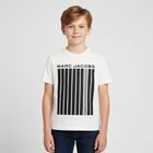 Boys Ivory Logo T-Shirt, 2, hi-res