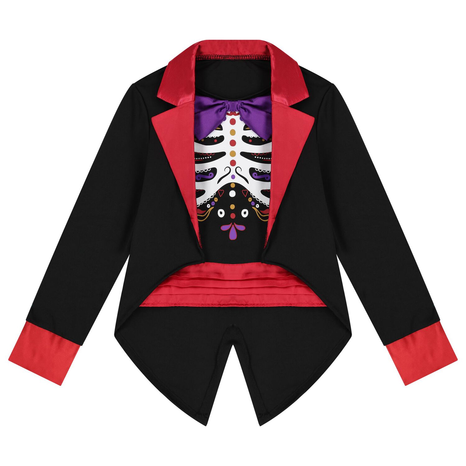 Boys Black Dia De Los Muertos Halloween Costume, 1, hi-res image number null