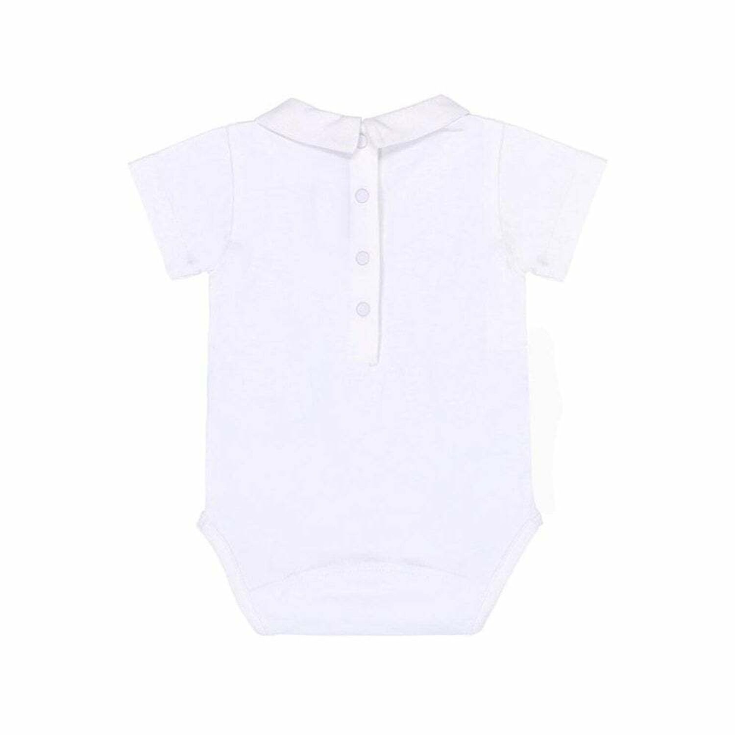 Baby Boy White Onesie, 1, hi-res