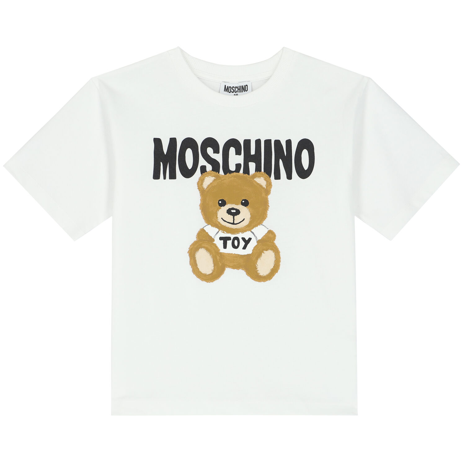 White Teddy Logo T-Shirt, 2, hi-res