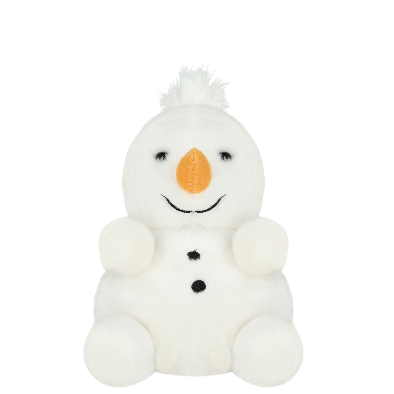 White Froyo Snowman Baby Soft Toy ( 18CM ), 1, hi-res