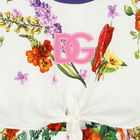 Girls White Farmer Dress, 1, hi-res