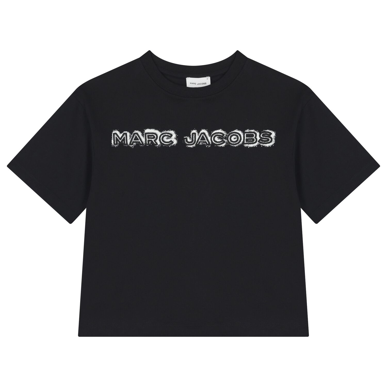 Boys Black Logo T-Shirt, 1, hi-res
