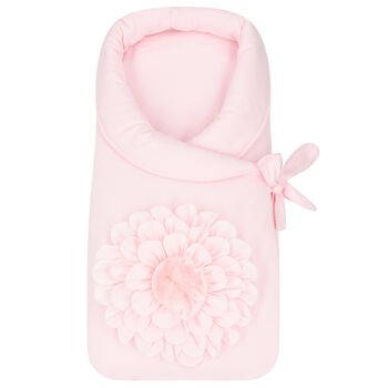 Girls Pink Flower Baby Nest