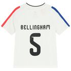Boys White Jude Bellingham T-Shirt, 1, hi-res