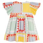 Girls Multi-Coloured Dress, 1, hi-res