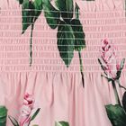 Girls Pink Roses Dress, 1, hi-res