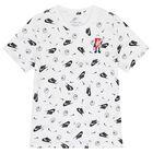 Boys White Logo T-Shirt, 1, hi-res