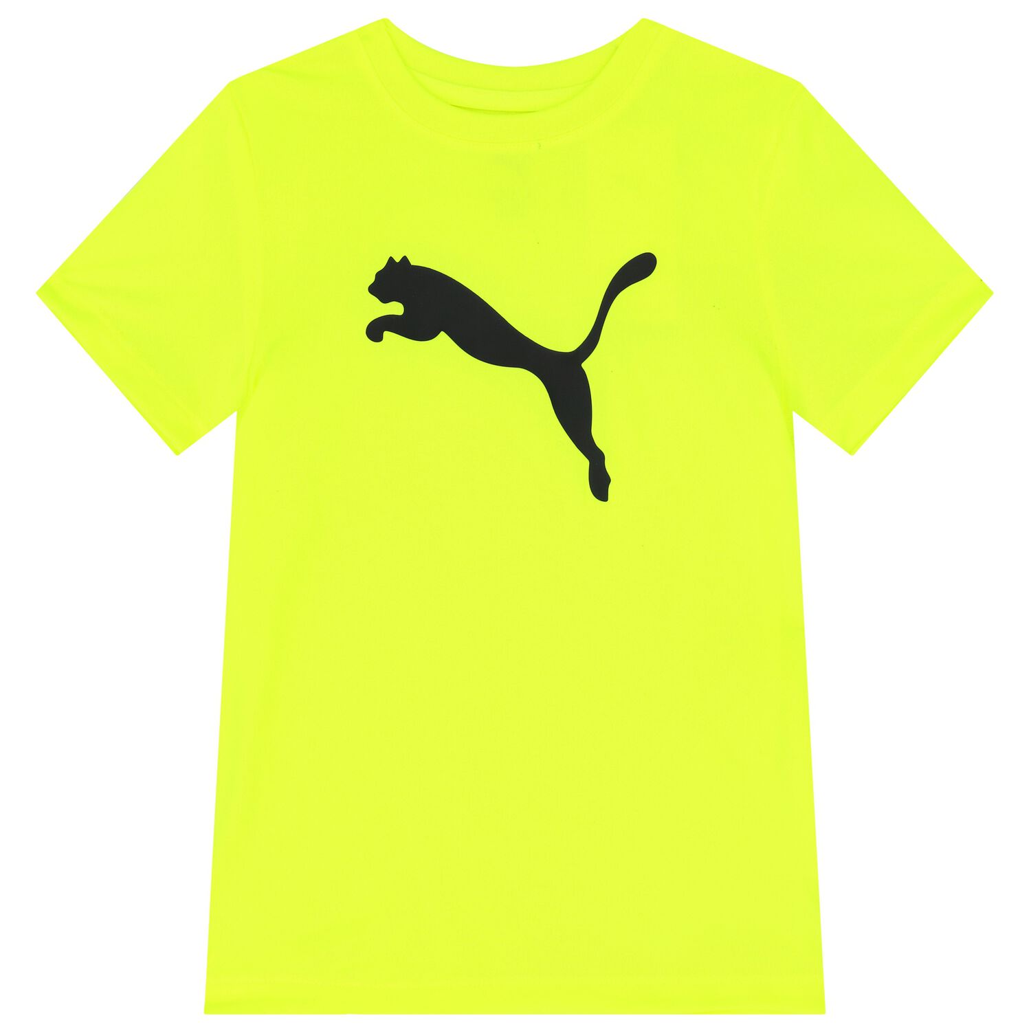 Boys Neon Yellow Logo T-Shirt, 1, hi-res