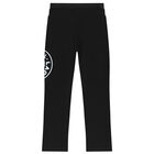 Girls Black Logo Joggers, 1, hi-res