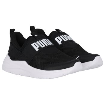 Black Soft Wired 2 Sliptech Trainers