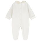 Ivory & Beige Teddy Bear Babygrow, 1, hi-res