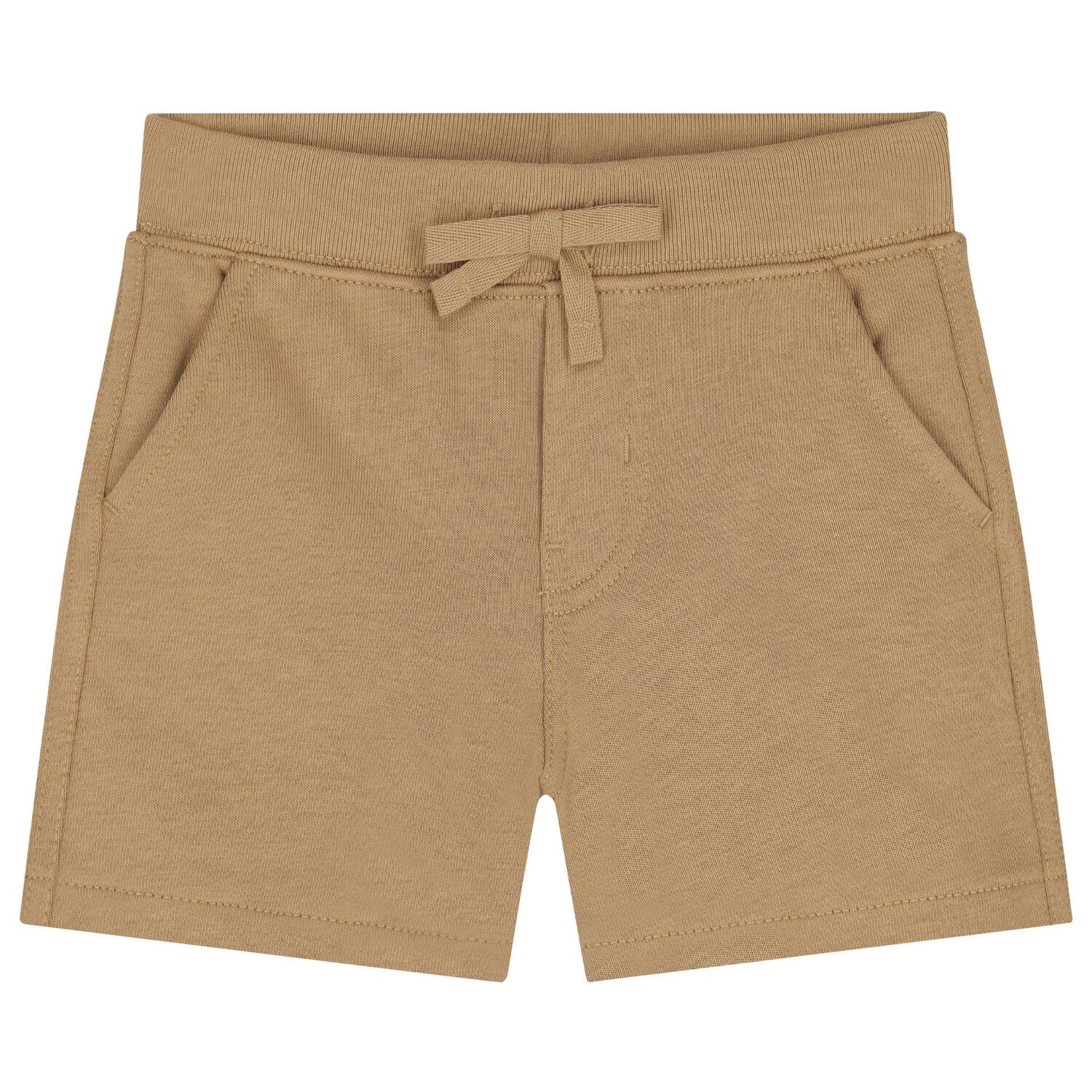 Baby Boys Blue & Beige Polo Bear Shorts Set, 1, hi-res image number null