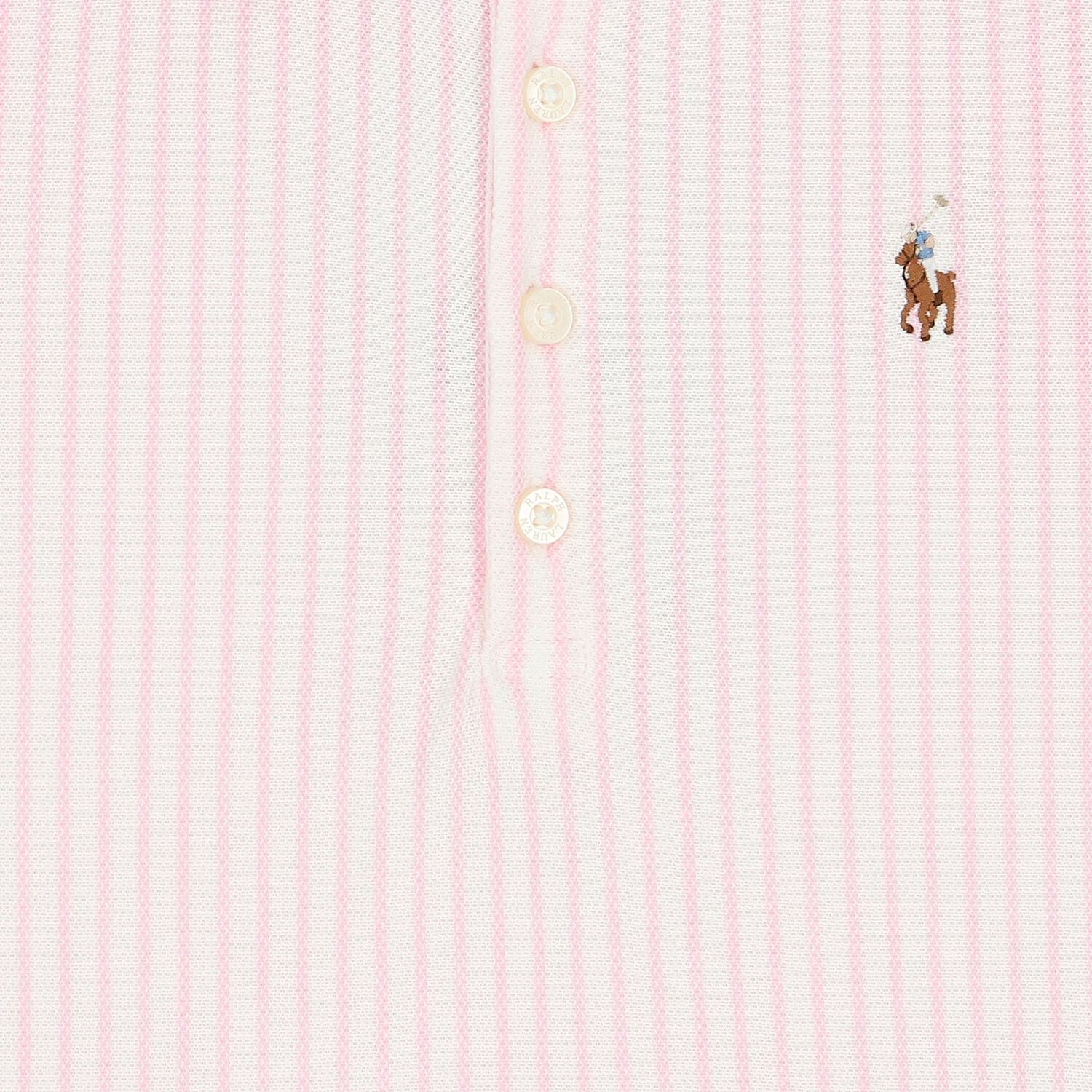 Girls Pink Logo Polo Dress , 2, hi-res image number null