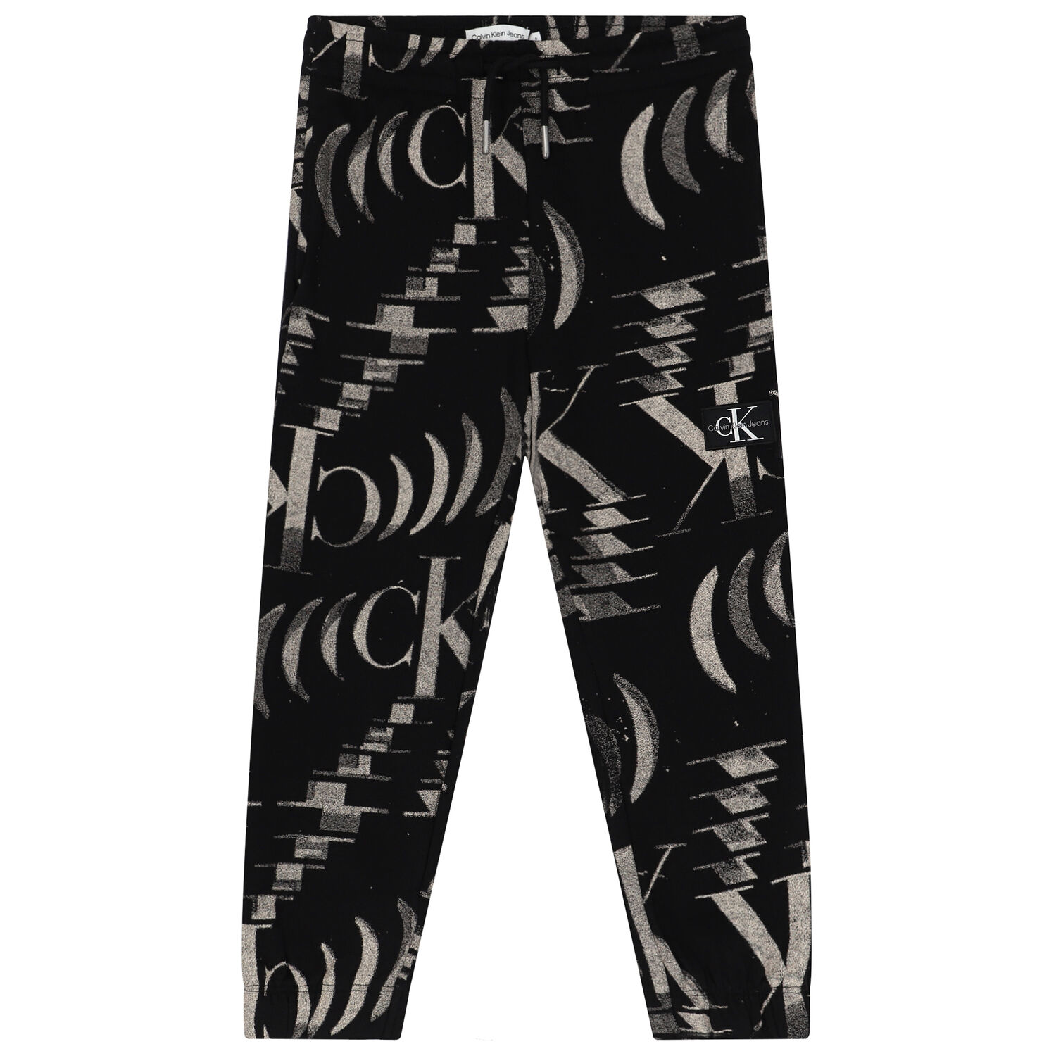 Boys Black Logo Joggers, 1, hi-res