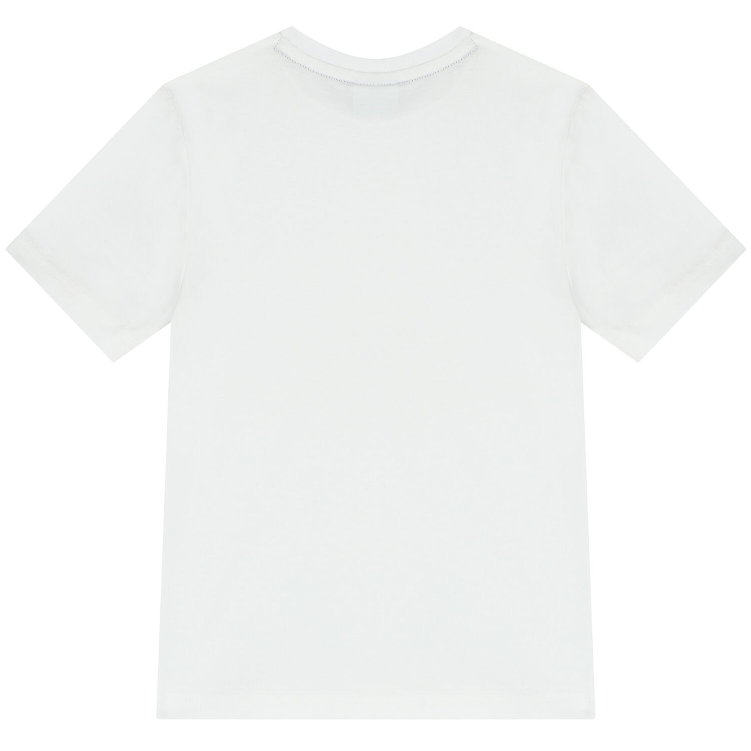 Boys White Logo T-Shirt, 3, hi-res