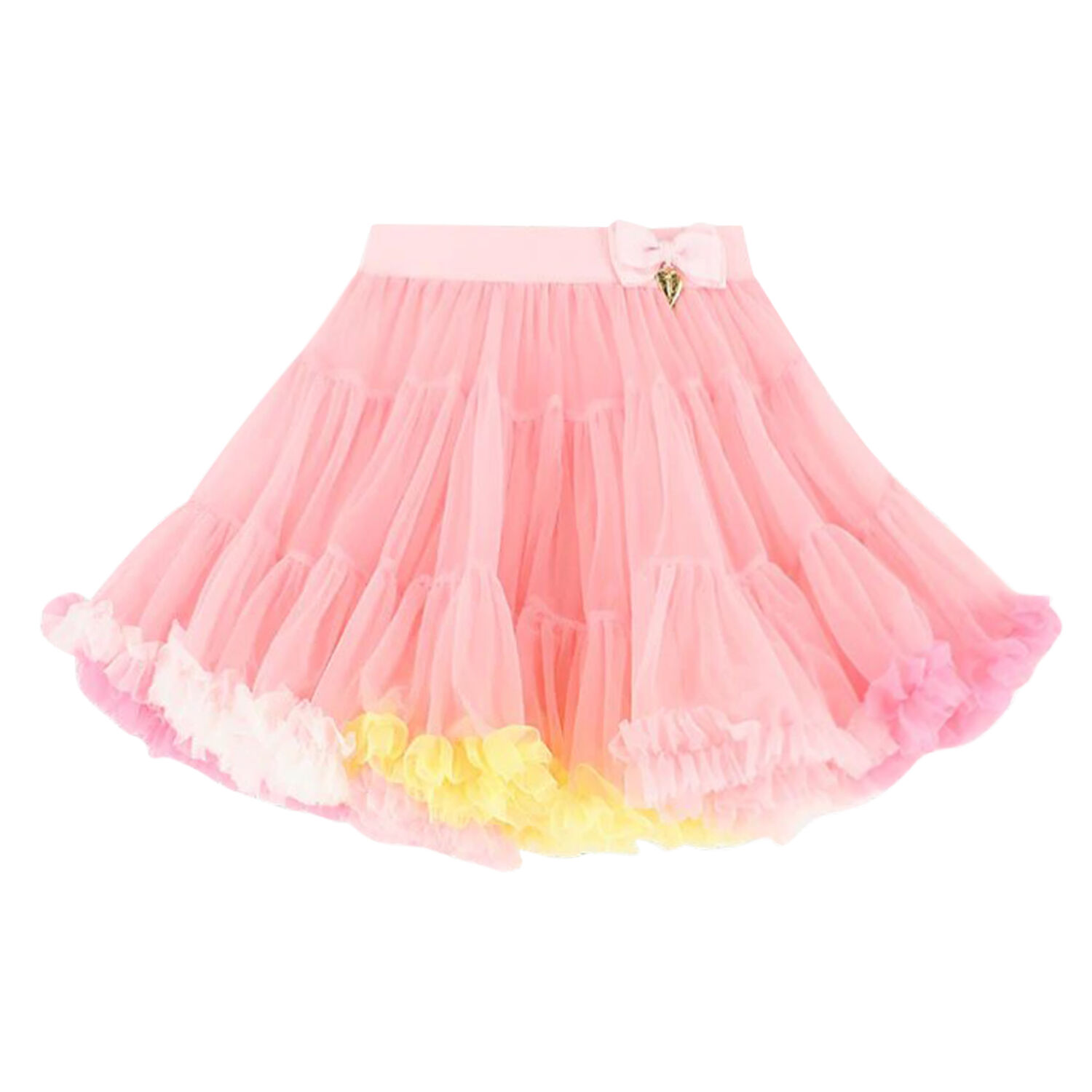 Girls Pink Tulle Skirt, 1, hi-res image number null