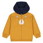 Younger Boys Ivory, Yellow & Navy Blue Teddy Bear Tracksuit Set (3 Piece), 1, hi-res