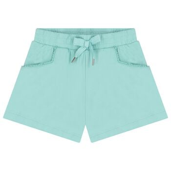 Girls Aqua Shorts
