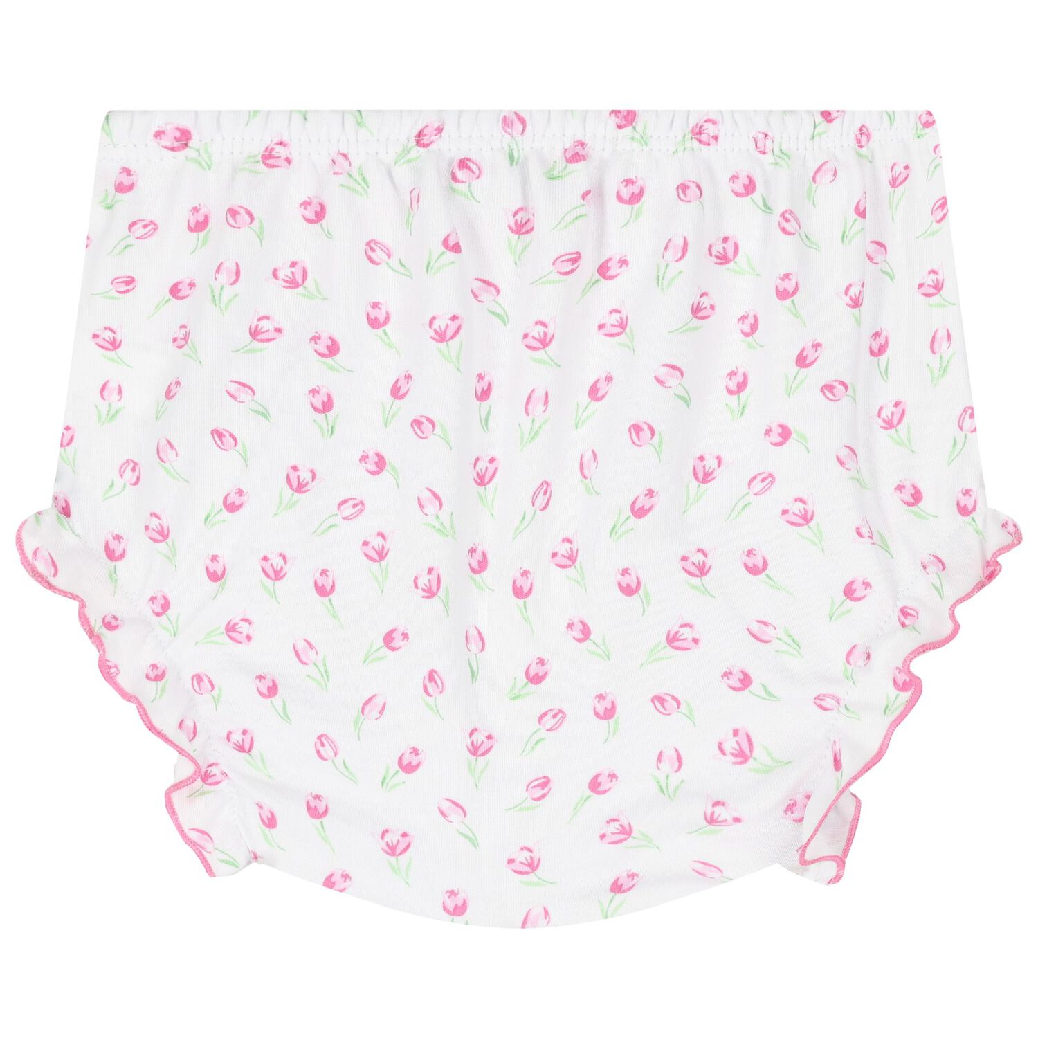 Baby Girls White Tulip Blossoms Dress Set, 1, hi-res