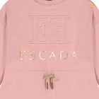 Girls Pink Logo Dress, 2, hi-res