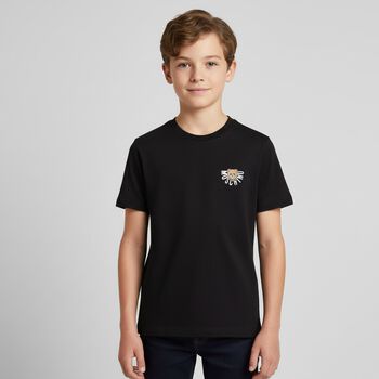 Black Teddy Bear Logo T-Shirt