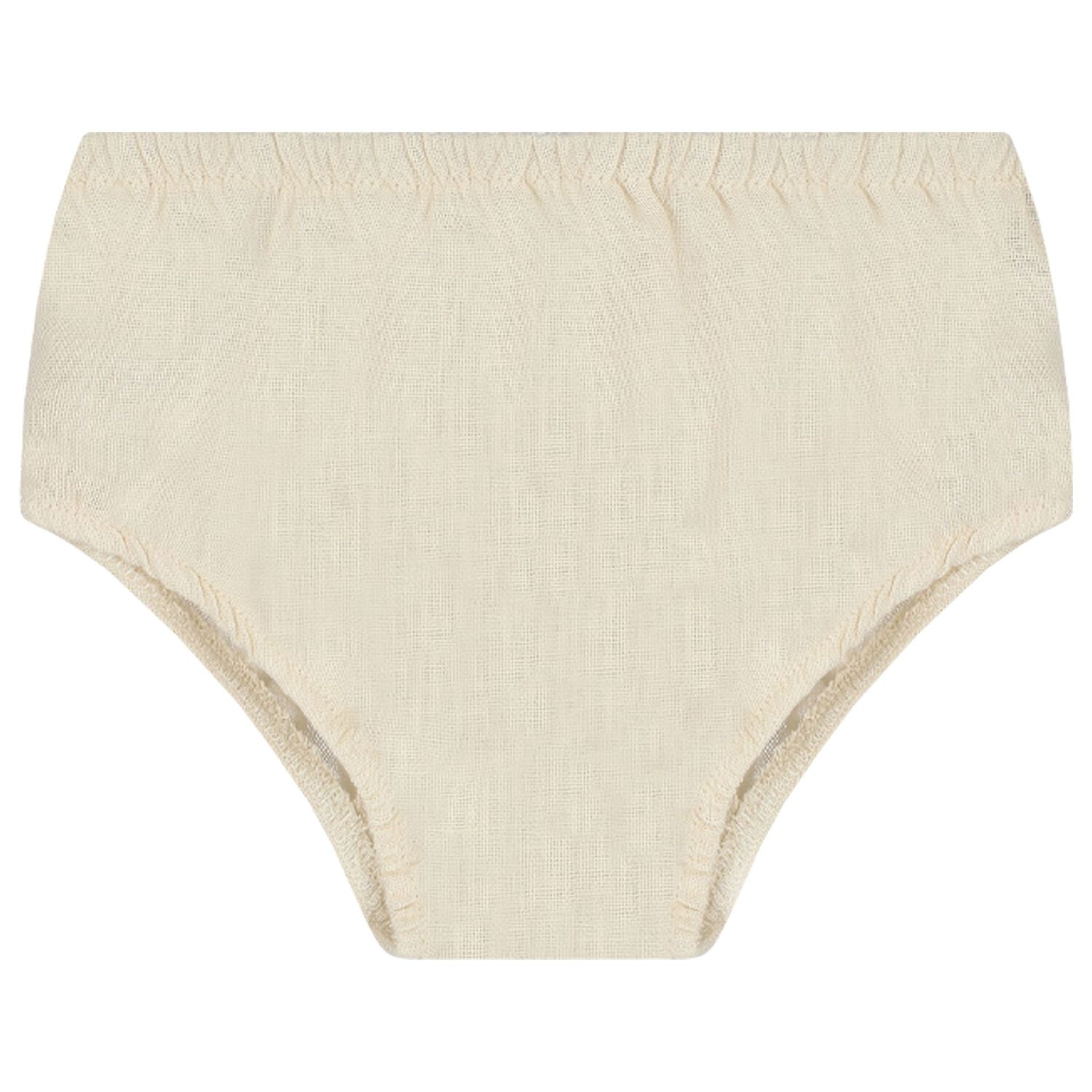 Baby Girls White & Beige Dress Set, 1, hi-res