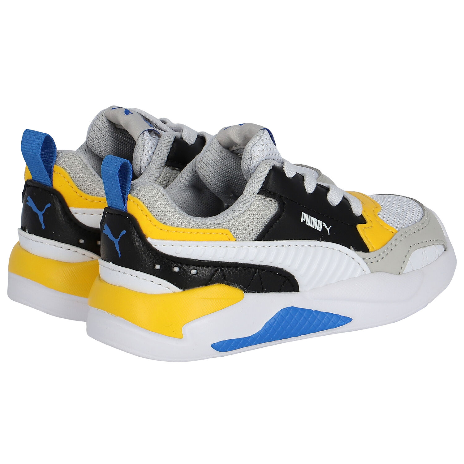 White & Grey X-Ray 2 Square AC Trainers, 1, hi-res