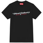 Boys Black Logo T-Shirt, 3, hi-res