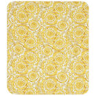 Ivory & Gold Barocco Logo Baby Blanket, 1, hi-res