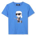 Boys Blue Ikonik Logo T-Shirt, 2, hi-res