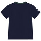 Boys Navy Blue Logo T-Shirt, 1, hi-res