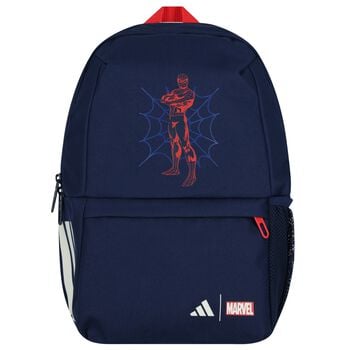 Boys Navy Blue Logo Marvel Backpack