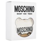 Ivory Teddy Bear Logo Babygrow Gift Set, 1, hi-res