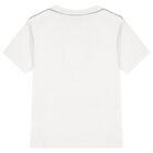 Boys White Logo T-Shirt, 2, hi-res