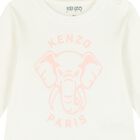 Girls Pink Elephant Baby Tracksuit Set, 1, hi-res