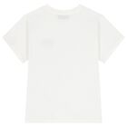 White Teddy Bear Logo T-Shirt, 1, hi-res