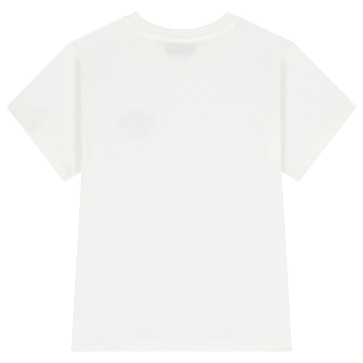 White Teddy Bear Logo T-Shirt, 1, hi-res