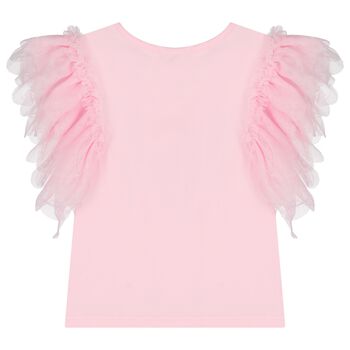 Girls Pink 9th Birthday T-Shirt