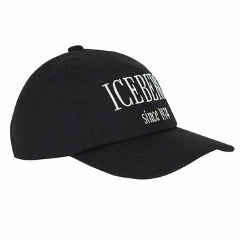 Boys Black Logo Cap