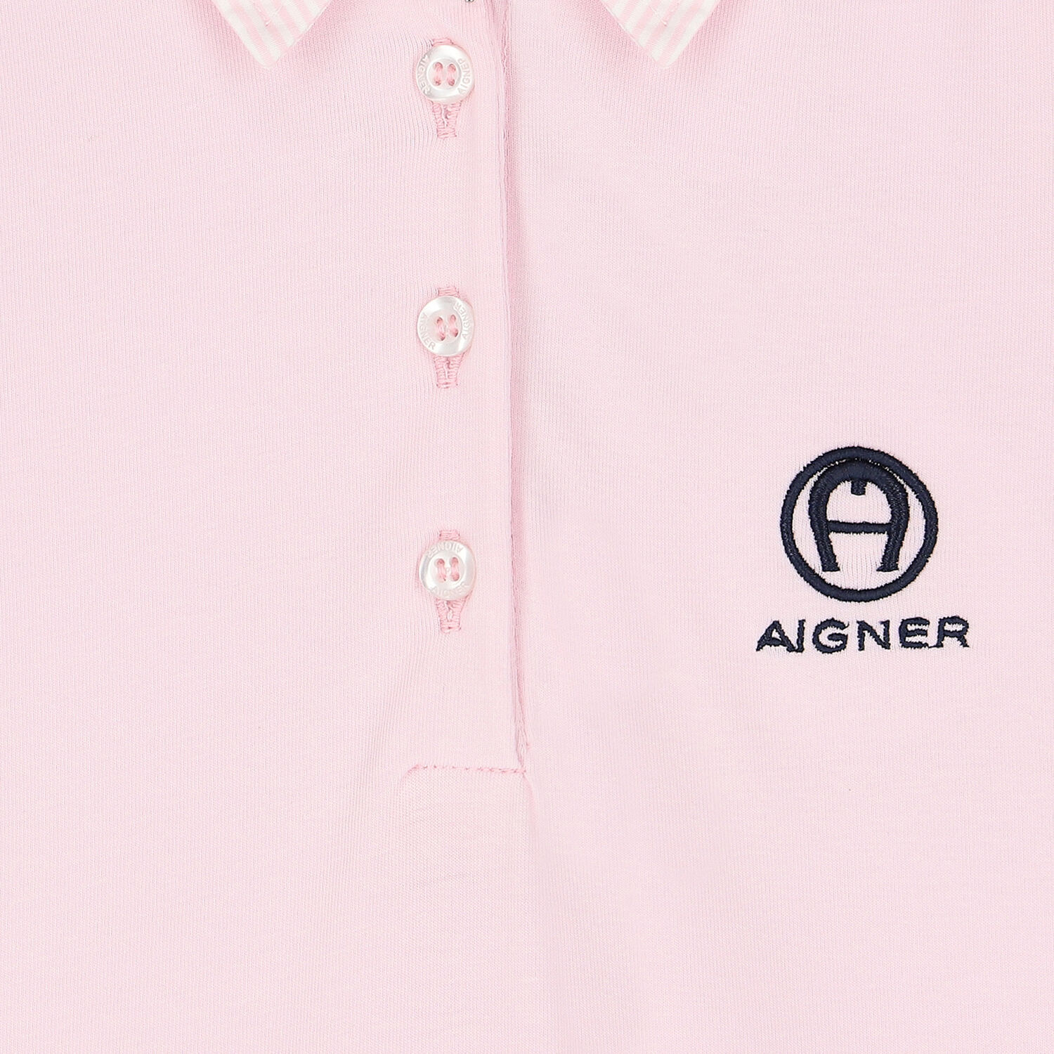 Girls Pink Polo Dress, 1, hi-res