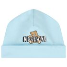 Blue Teddy Bear Logo Babygrow Gift Set, 4, hi-res