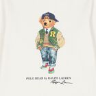 Boys Ivory Polo Bear Long Sleeve Top, 1, hi-res