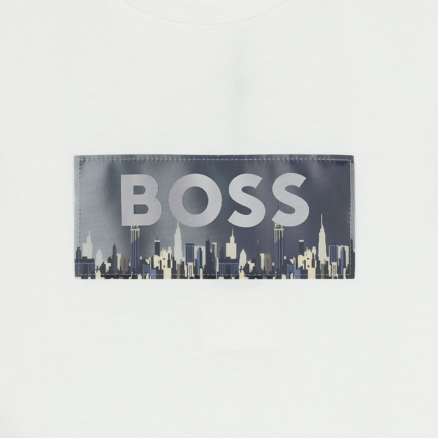 Boys White Logo T-Shirt, 2, hi-res