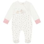 Baby Girls White & Pink Babygrow Gift Set, 2, hi-res