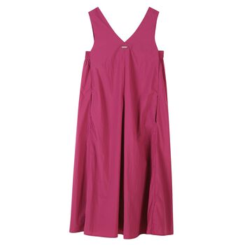 Girls Pink Sleeveless Dress