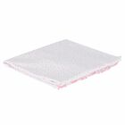 Baby Girls White Heart Print Blanket, 1, hi-res