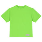 Oversized Green Logo Softskin T-Shirt, 3, hi-res