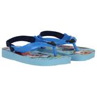 Younger Boys Blue Disney Logo Flip Flops, 5, hi-res