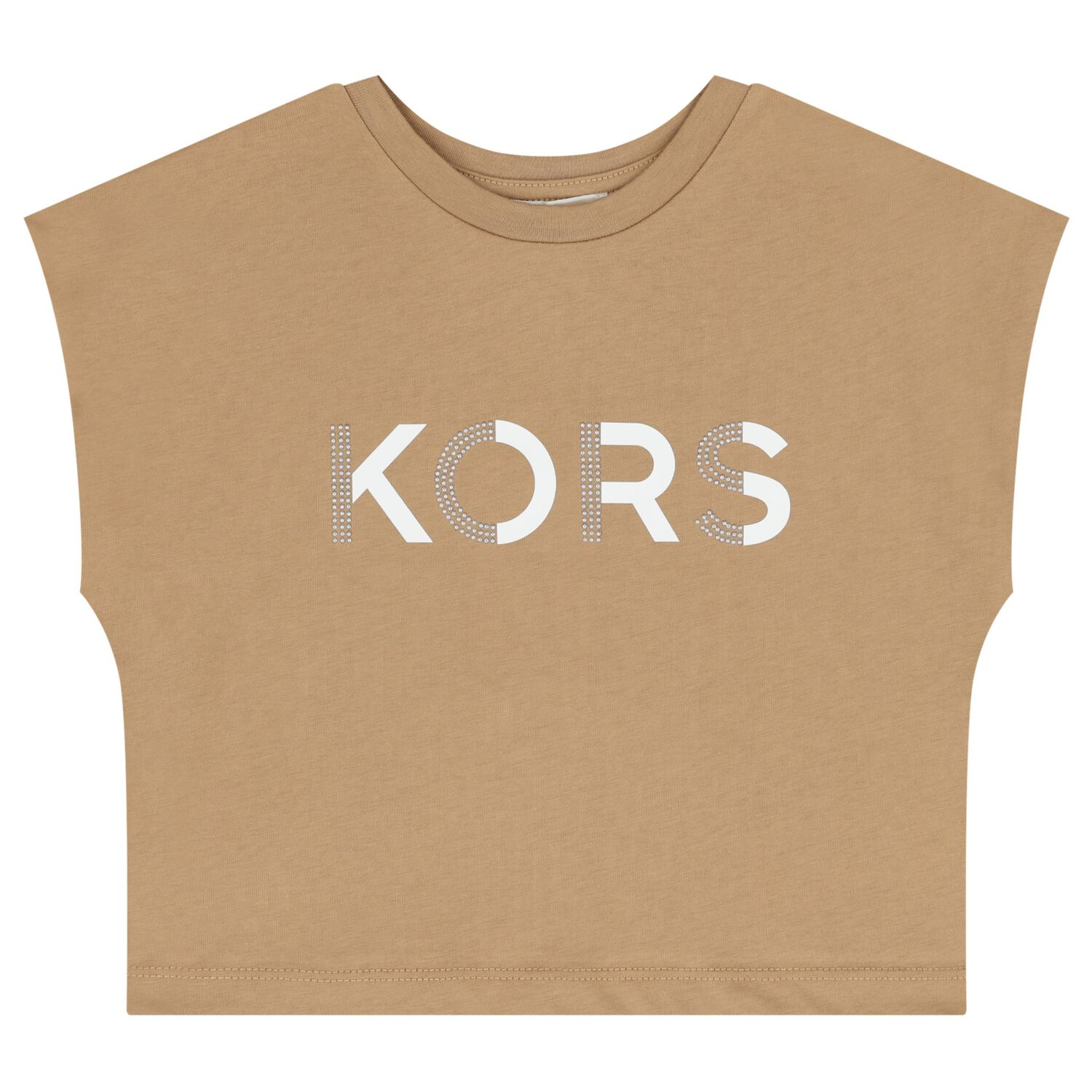 Girls Brown Logo T-Shirt, 2, hi-res